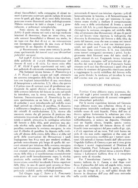 Pathologica rivista quindicinale