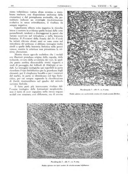 Pathologica rivista quindicinale