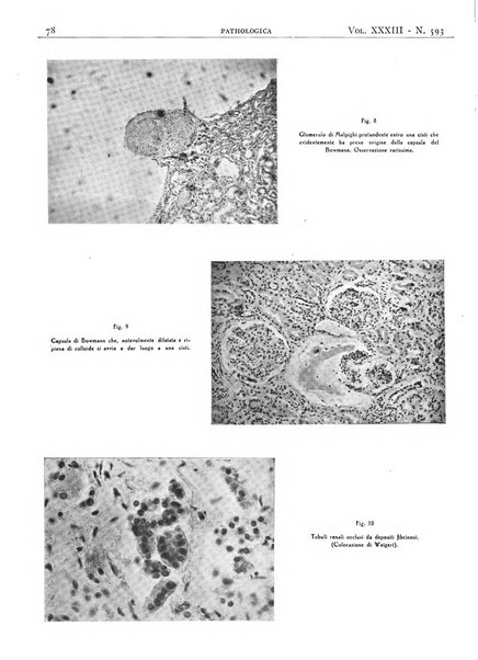 Pathologica rivista quindicinale