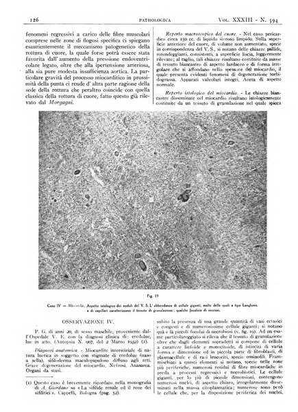 Pathologica rivista quindicinale