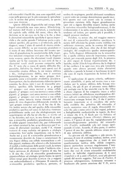 Pathologica rivista quindicinale