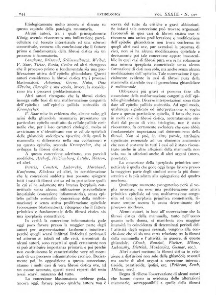 Pathologica rivista quindicinale