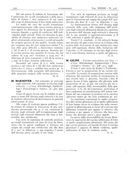 Pathologica rivista quindicinale