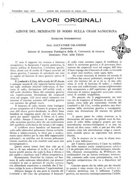 Pathologica rivista quindicinale