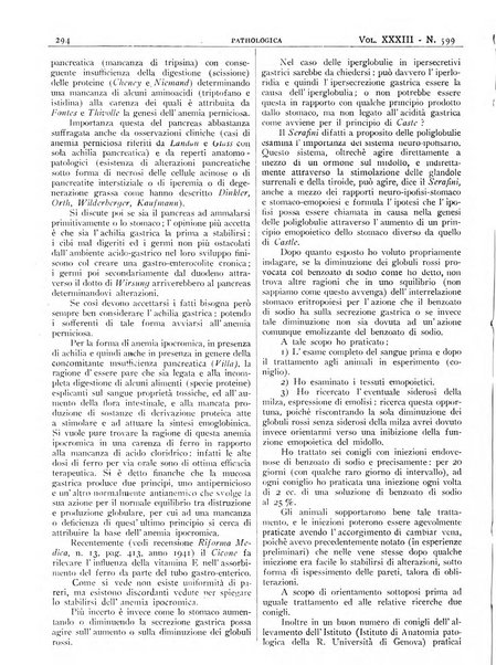 Pathologica rivista quindicinale