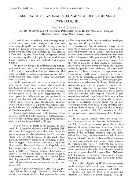 Pathologica rivista quindicinale