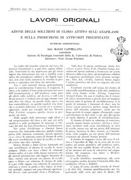 Pathologica rivista quindicinale