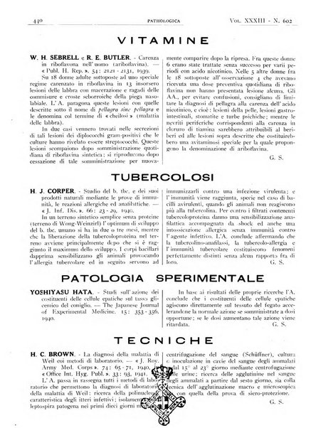 Pathologica rivista quindicinale