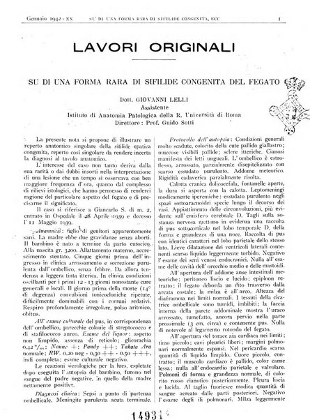 Pathologica rivista quindicinale