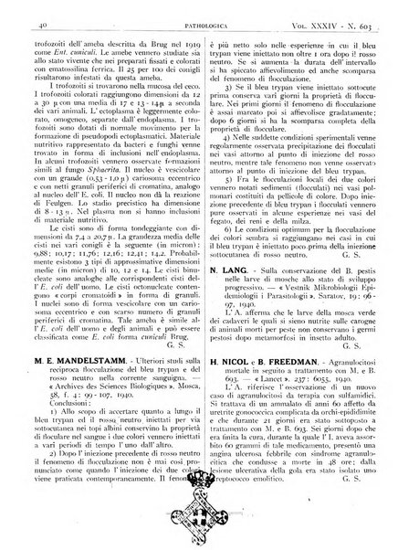 Pathologica rivista quindicinale