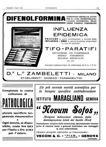 Pathologica rivista quindicinale