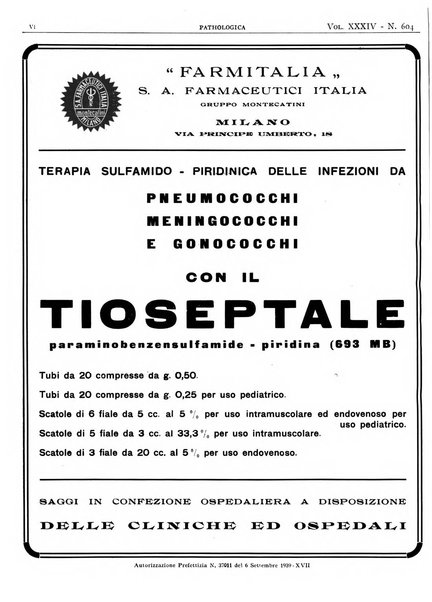 Pathologica rivista quindicinale