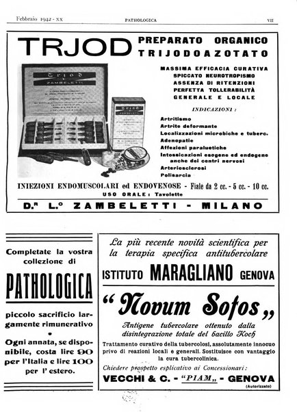 Pathologica rivista quindicinale