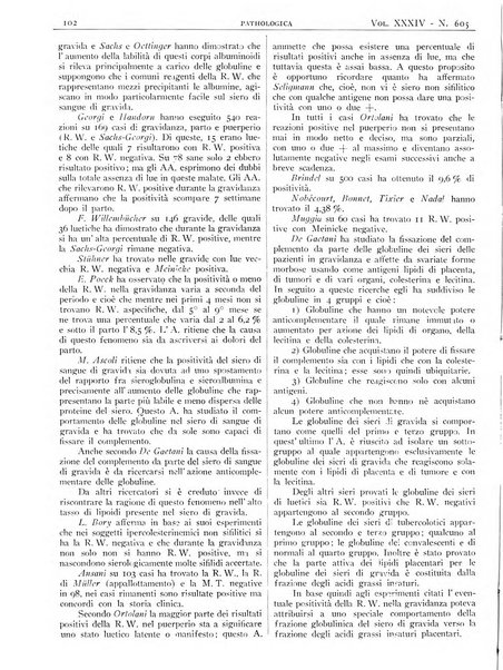 Pathologica rivista quindicinale