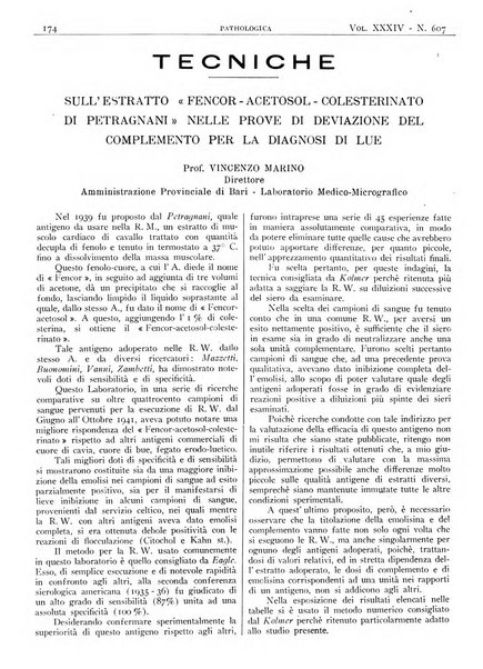 Pathologica rivista quindicinale