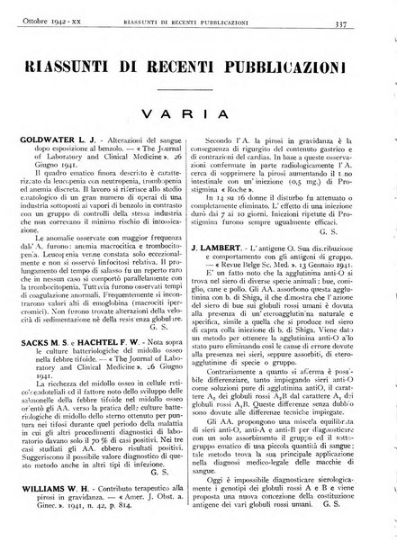 Pathologica rivista quindicinale