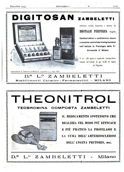 Pathologica rivista quindicinale