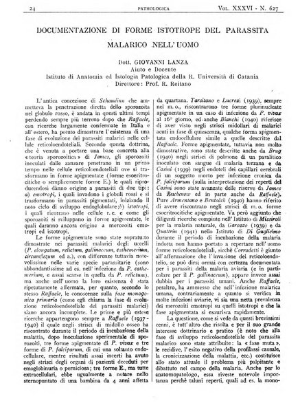 Pathologica rivista quindicinale