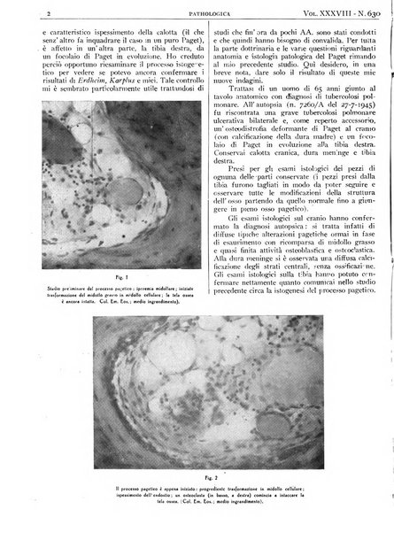 Pathologica rivista quindicinale