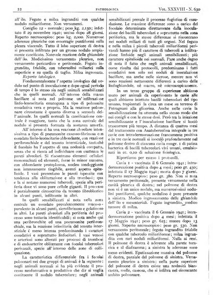 Pathologica rivista quindicinale