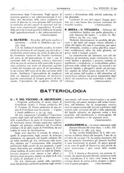 Pathologica rivista quindicinale