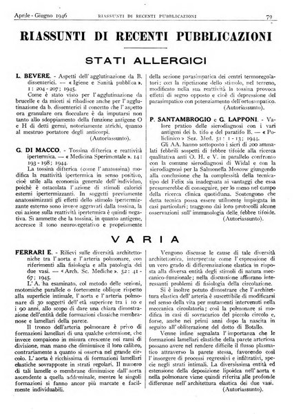 Pathologica rivista quindicinale