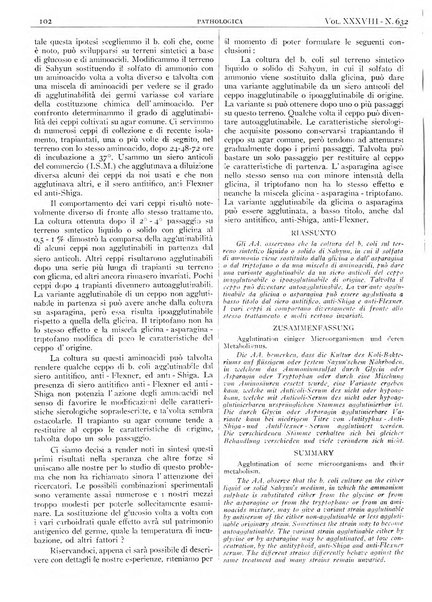 Pathologica rivista quindicinale