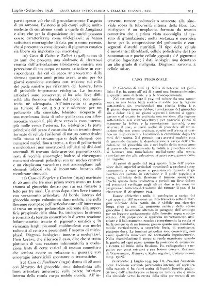 Pathologica rivista quindicinale