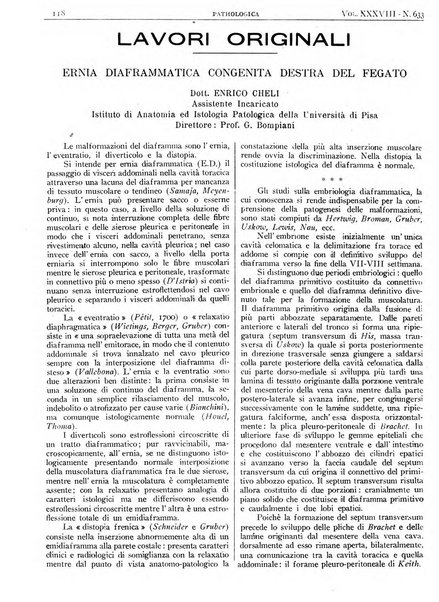 Pathologica rivista quindicinale