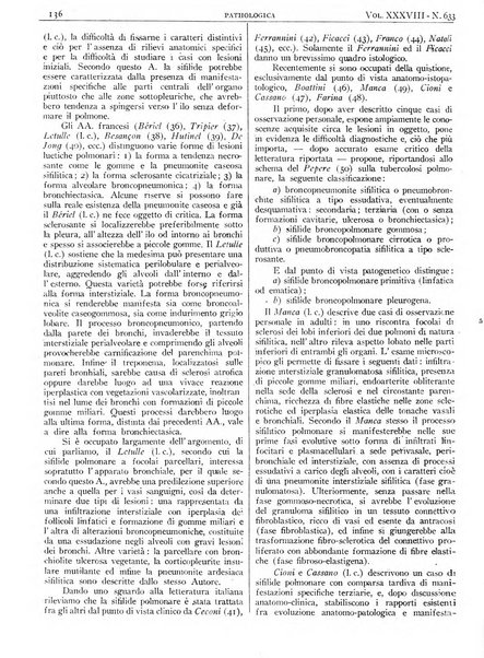 Pathologica rivista quindicinale