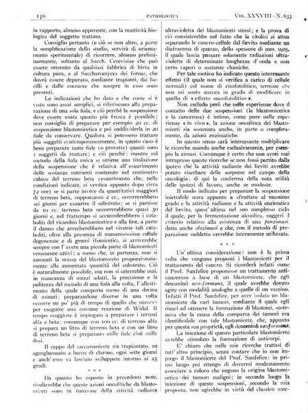 Pathologica rivista quindicinale