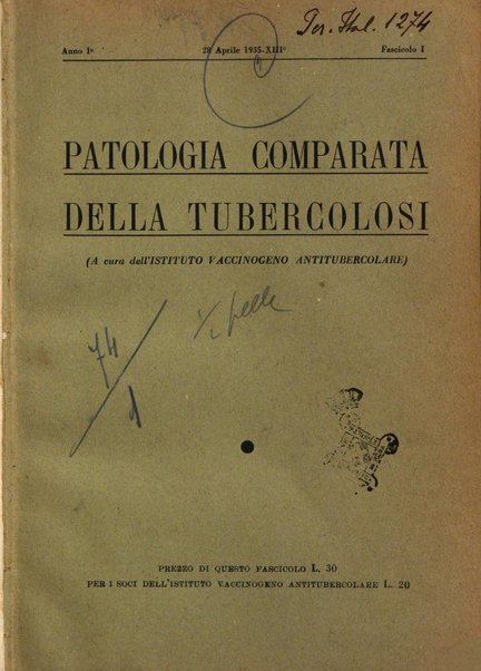 Patologia comparata della tubercolosi