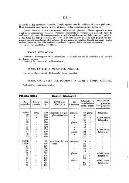 Patologia comparata della tubercolosi