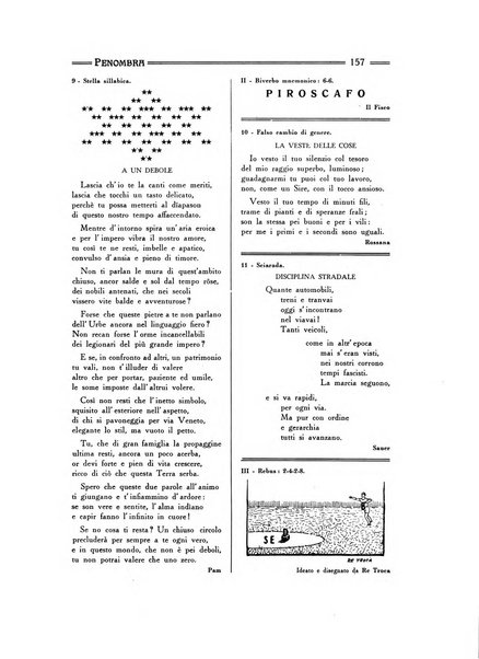 Penombra rivista enimmistica, mensile, illustrata, a premi