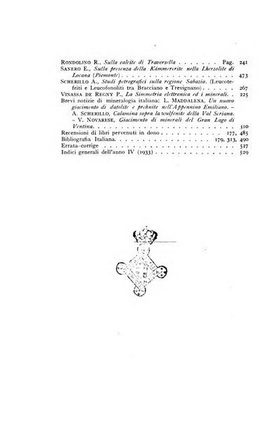 Periodico di Mineralogia