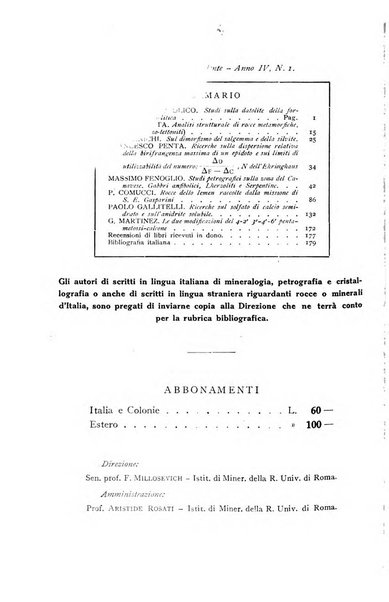 Periodico di Mineralogia