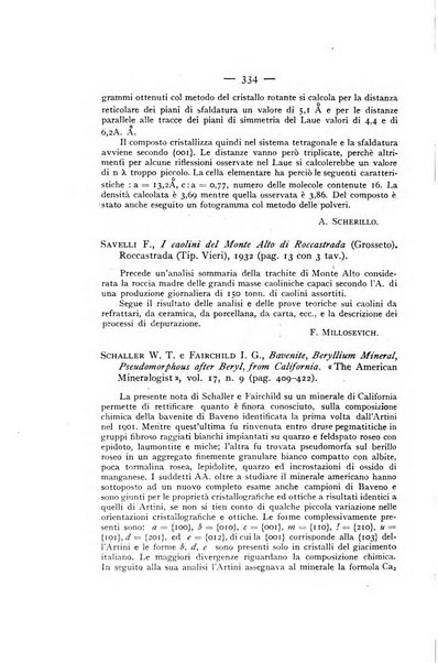 Periodico di Mineralogia