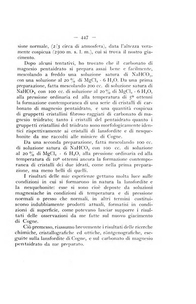 Periodico di Mineralogia