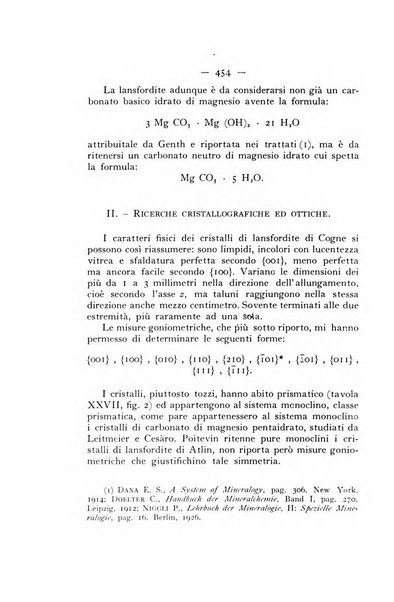 Periodico di Mineralogia