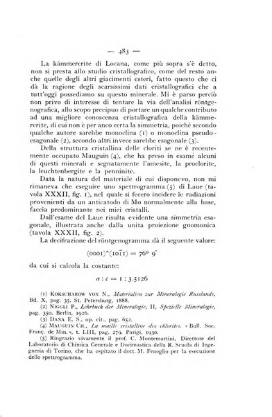 Periodico di Mineralogia