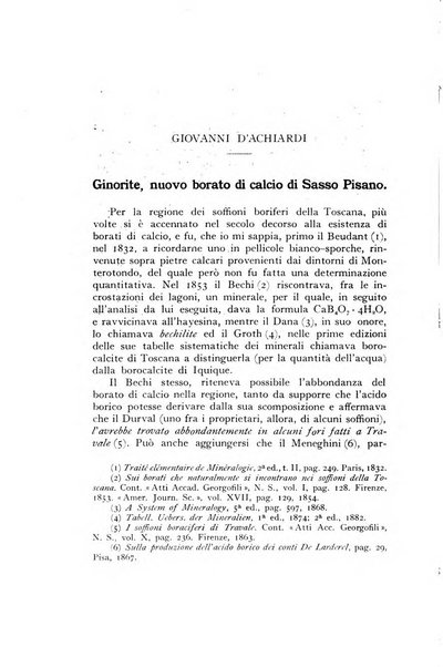 Periodico di Mineralogia