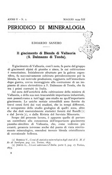 Periodico di Mineralogia