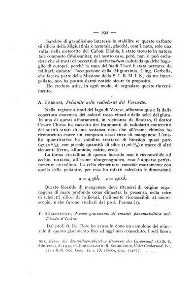 Periodico di Mineralogia