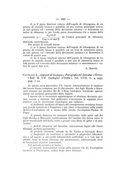 Periodico di Mineralogia