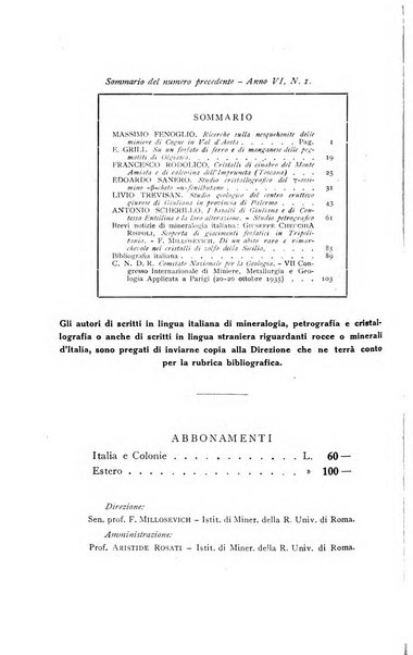 Periodico di Mineralogia