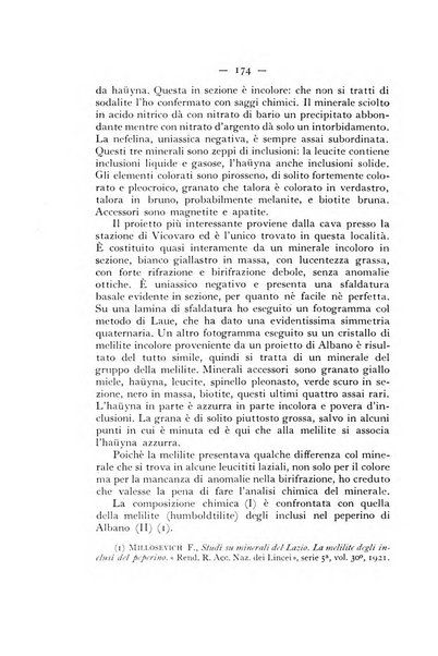 Periodico di Mineralogia