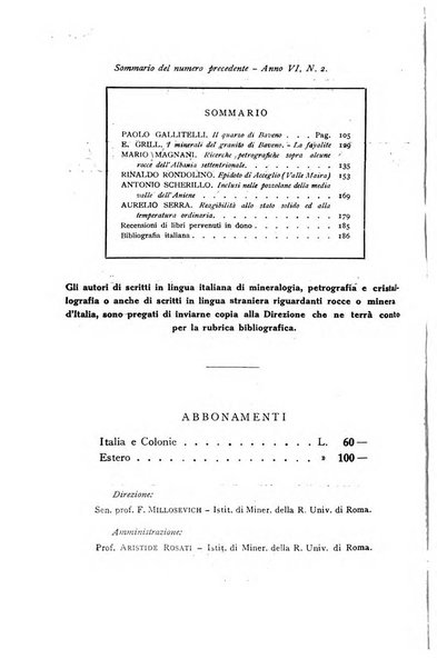 Periodico di Mineralogia