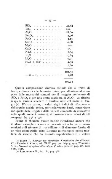 Periodico di Mineralogia