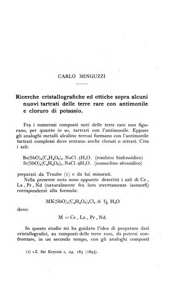 Periodico di Mineralogia