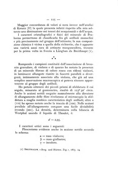 Periodico di Mineralogia